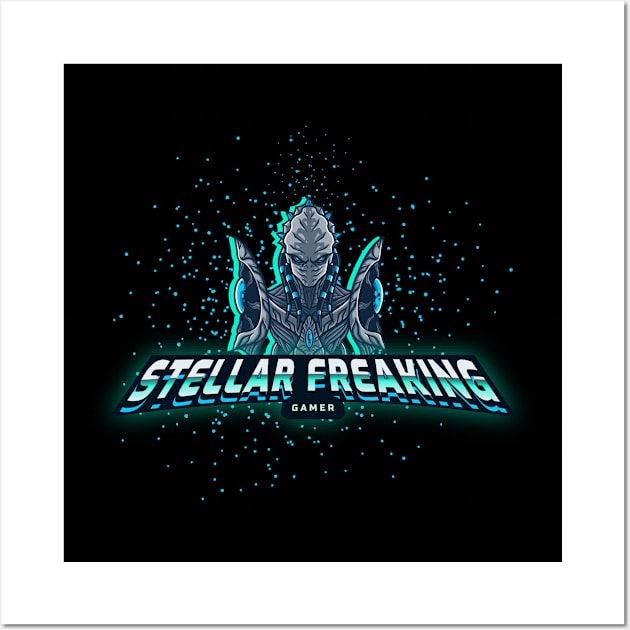 Stellar Freaking Gamer Wall Art by Joco Studio